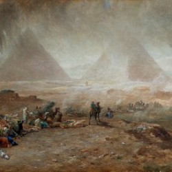 A battle site